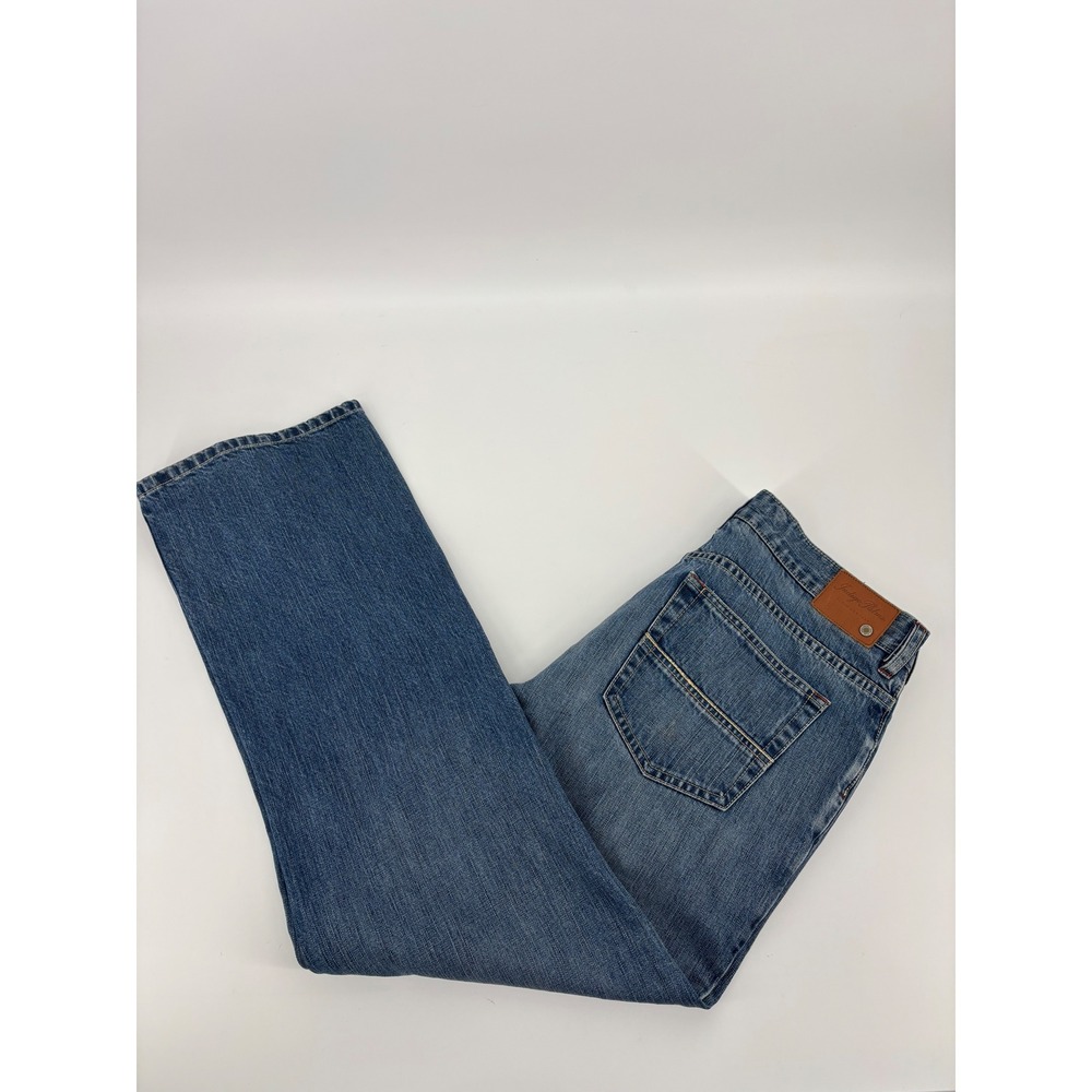 Indigo Palms Mens Bootcut Jeans Medium Wash Denim 36x30 Cotton